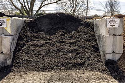 Color Enhanced Black Mulch