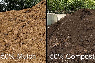 Custom Blend Mulch Plus Compost 50-50 Mix